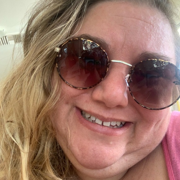 Cotton On round tortoise metal frame sun glasses - Picture 2 of 3